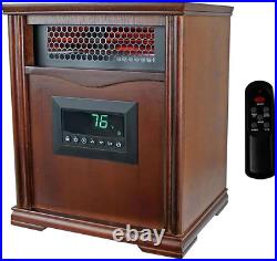 Lifesmart 1500W Portable Electric Infrared Quartz Space Heater for Indoor Use w