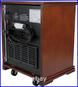 Lifesmart 1500W Portable Electric Infrared Quartz Space Heater for Indoor Use w