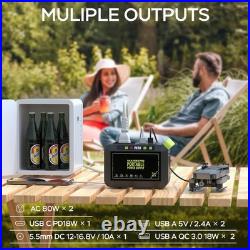 MARBERO Portable Power Station 88Wh Camping Lithium Battery Solar Generator Fast