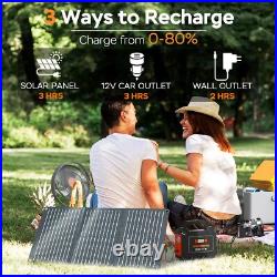 MARBERO Solar Generator 167Wh Camping Portable Power Station 200W Peak