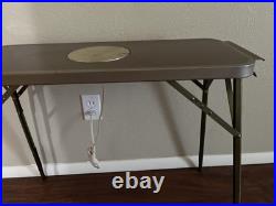 MCM Vntg Electric Buffet Service Food Warm-O-Tray Portable USA Butler, PA 28x11