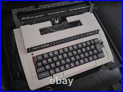 Mint Smith Corona Electra XT Portable Electric Typewriter Tested Clean Vintage