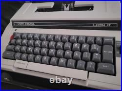 Mint Smith Corona Electra XT Portable Electric Typewriter Tested Clean Vintage