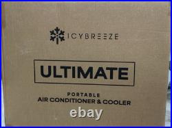 NEW Black lcyBreeze Ultimate Portable A/C & Cooler Bundle WithXtras