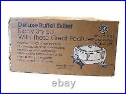 NEW Vintage 70's GE Deluxe General Electric Buffet Harvest Skillet 3427-106 RARE