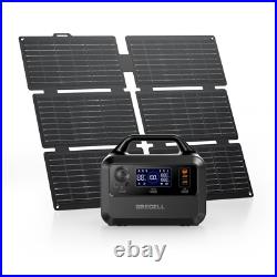 Peak 600W Power Station Portable Solar Generator + 40W Solar Panel Kit Camping