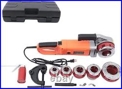 Portable 2300W Electric Pipe Threader Threading Machine with6 Dies 1/2-2' USA