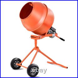 Portable 5.0 Cu Ft Electric Cement Mixer Cement Mixer Stucco Mortar Concrete