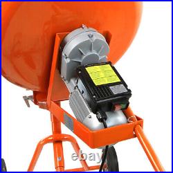 Portable 5.0 Cu Ft Electric Cement Mixer Cement Mixer Stucco Mortar Concrete