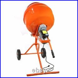 Portable 5.0 Cu Ft Electric Cement Mixer Cement Mixer Stucco Mortar Concrete