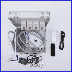 Portable Dental Mobile Delivery Unit Rolling Box Suction 80W USA