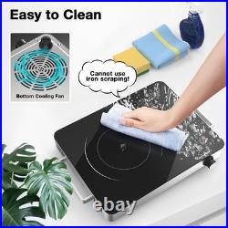 Portable Electric Cooktop 110V, 1800W Electric Stove Infrared Hot Plate with