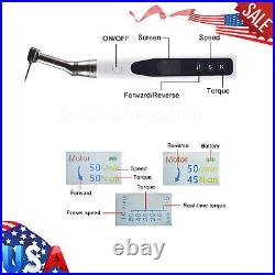Portable Electric Dental Implant Torque Wrench Driver 201 Contra Angle Kit USA