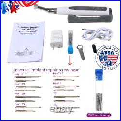 Portable Electric Dental Implant Torque Wrench Driver 201 Contra Angle Kit USA