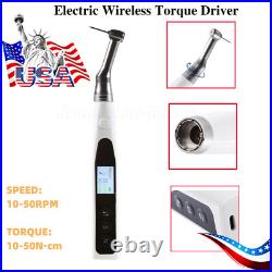 Portable Electric Dental Implant Torque Wrench Driver 201 Contra Angle Kit USA