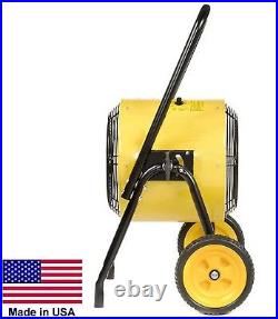 Portable Electric Heater 51,195 BTU 2,000 Sq Ft 800 CFM 480 Volts 3 Ph