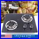 Portable Electric Two Burner Cooktop RV Dorm Countertop Stove Gas Stove LPG USA