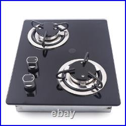 Portable Electric Two Burner Cooktop RV Dorm Countertop Stove Gas Stove LPG USA