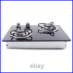 Portable Electric Two Burner Cooktop RV Dorm Countertop Stove Gas Stove LPG USA