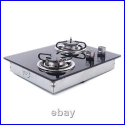 Portable Electric Two Burner Cooktop RV Dorm Countertop Stove Gas Stove LPG USA