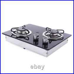 Portable Electric Two Burner Cooktop RV Dorm Countertop Stove Gas Stove LPG USA