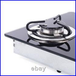 Portable Electric Two Burner Cooktop RV Dorm Countertop Stove Gas Stove LPG USA