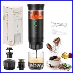 Portable Espresso Maker, Portable Electric Espresso Machine, 20 bar Mini Trave