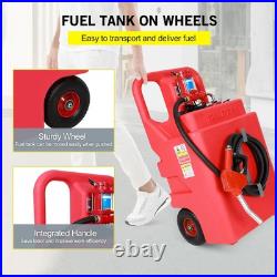 Portable Gasoline Diesel Fuel Caddy Transfer Tank 32 Gallon, with12V 10GPM Pump