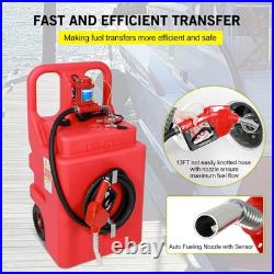 Portable Gasoline Diesel Fuel Caddy Transfer Tank 32 Gallon, with12V 10GPM Pump