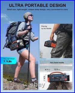 Portable Power Station 300W, 296Wh Solar Generator with 100W USB-C In/Output, Ni