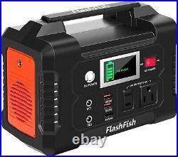 Portable Power Station, FlashFish 40800mAh Solar Generator With 110V AC Outlet/2