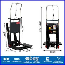 Portable Track Electric Stair Climbing 400W With 24V Battery Steel Heavy-Duty USA