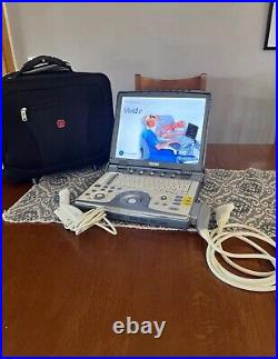 Portable Ultrasound GE Logiq E With 2 Probes