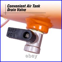 RIDGID 6 Gal. 150 PSI Portable Electric Pancake Air Compressor Dual Connectors