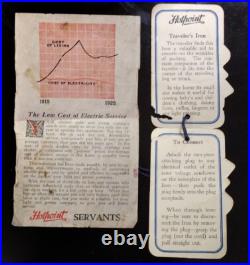 Rare Antique ELECTRIC EDISON APPLIANCE Co. USA HOTPOINT Travel Iron CAT #113F22