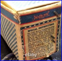 Rare Antique ELECTRIC EDISON APPLIANCE Co. USA HOTPOINT Travel Iron CAT #113F22