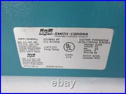 Rare Smith Corona Electra 3LMA Automatic Vintage Electric Typewriter Case NO INK