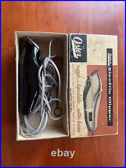 Rare Vintage Oster Butch Electric Hair Clipper Model 85 Original Box Made In USA