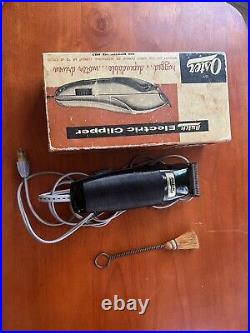 Rare Vintage Oster Butch Electric Hair Clipper Model 85 Original Box Made In USA
