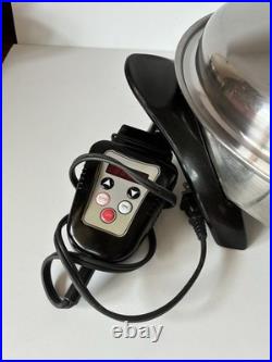 SALADMASTER Electric Oil Core Skillet with Cover, Stainless Steel SA0120CU WORKS
