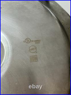 SALADMASTER Electric Oil Core Skillet with Cover, Stainless Steel SA0120CU WORKS