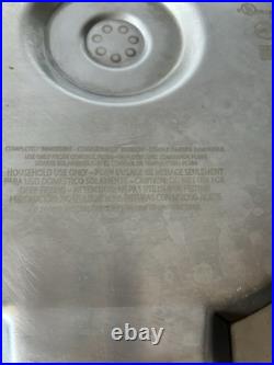 SALADMASTER Electric Oil Core Skillet with Cover, Stainless Steel SA0120CU WORKS