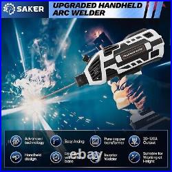 Saker Portable Electric Welding Machine, 110V Portable Welder Handheld with IGBT