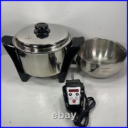 SaladMaster 5qt 316Ti Titanium Electric Multi-Pot With Insert Pot USA TESTED