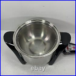 SaladMaster 5qt 316Ti Titanium Electric Multi-Pot With Insert Pot USA TESTED