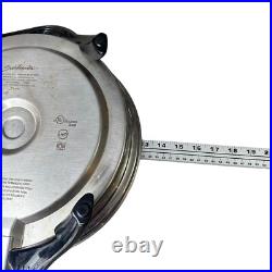 SaladMaster SA012OCU 304/316Ti Stainless Steel Oil Core Electric Skillet NO PLUG