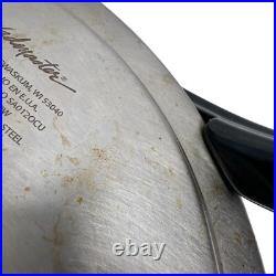 SaladMaster SA012OCU 304/316Ti Stainless Steel Oil Core Electric Skillet NO PLUG