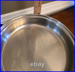 Saladmaster K7256 Electric Skillet Vapo Lid T-304 Surgical Stainless Steel USA