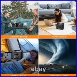 SinKeu Portable Power Station 80000mAh, 256Wh LiFePO4 Battery Backup, 300W AC Outl