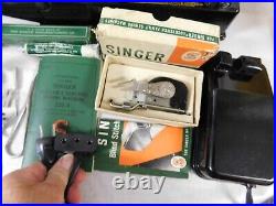 Singer 221-1 Centennial Portable Electric Sewing Machine with Case & Accessories